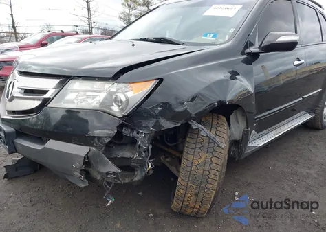 2008 Acura Mdx z USA, uszkodzony, nr VIN 2HNYD282X8H509409